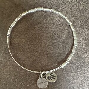 Alex and Ani Silver Beaded Bracelet